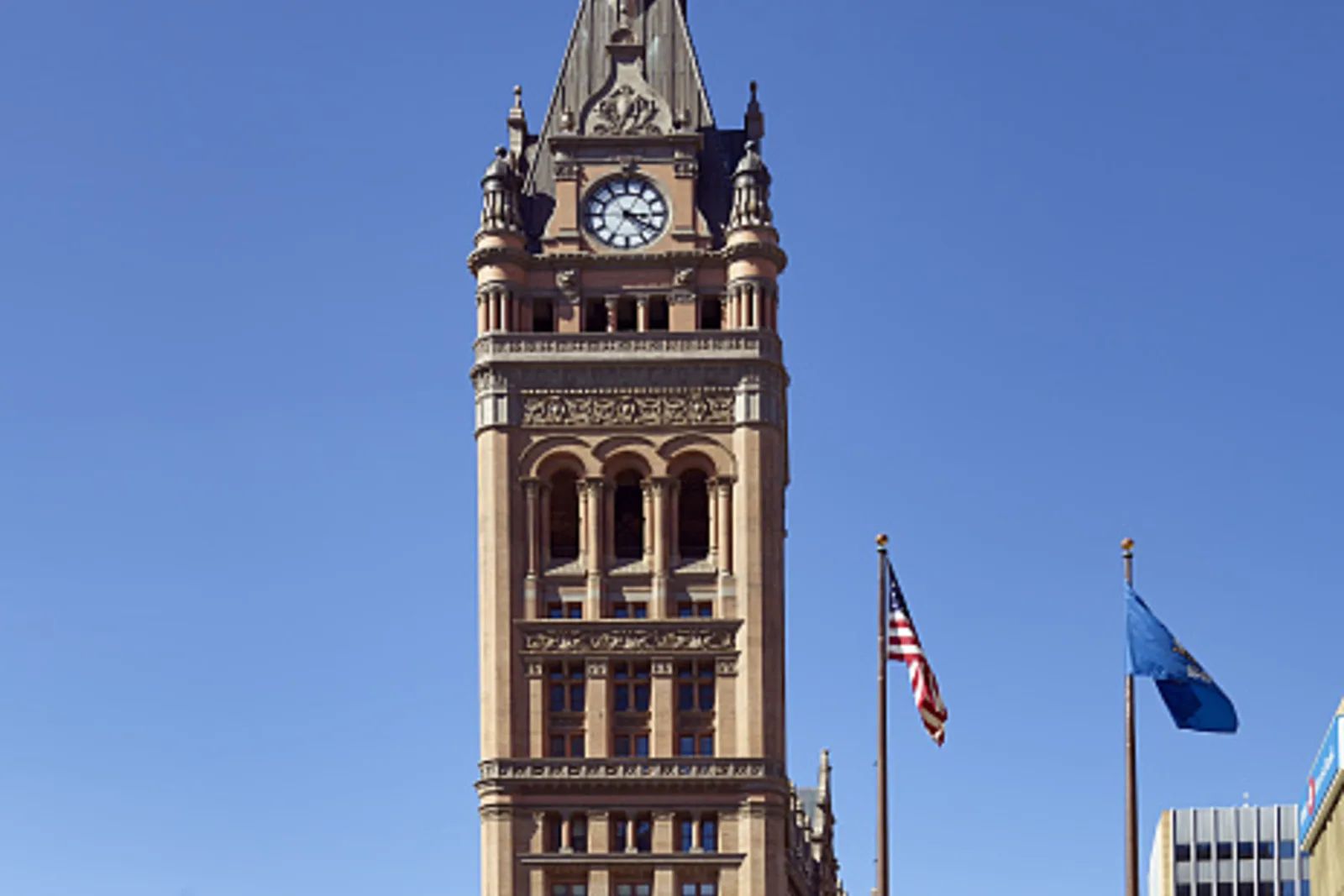 Milwaukee city hall above a city shaped by German immigration