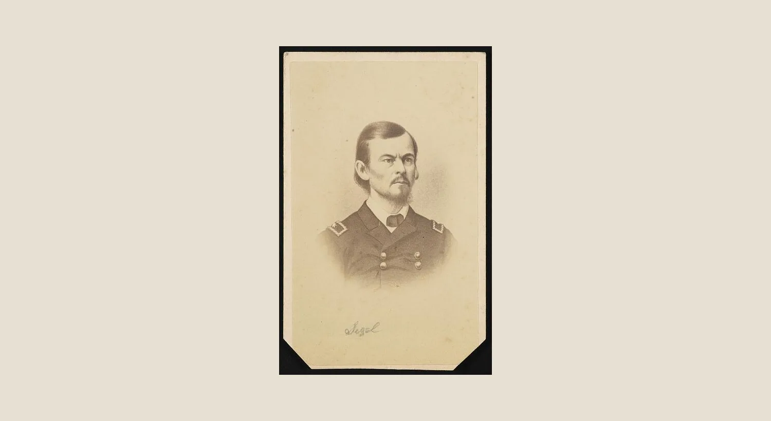 Major General Franz Sigel in Union uniform during the Civil War