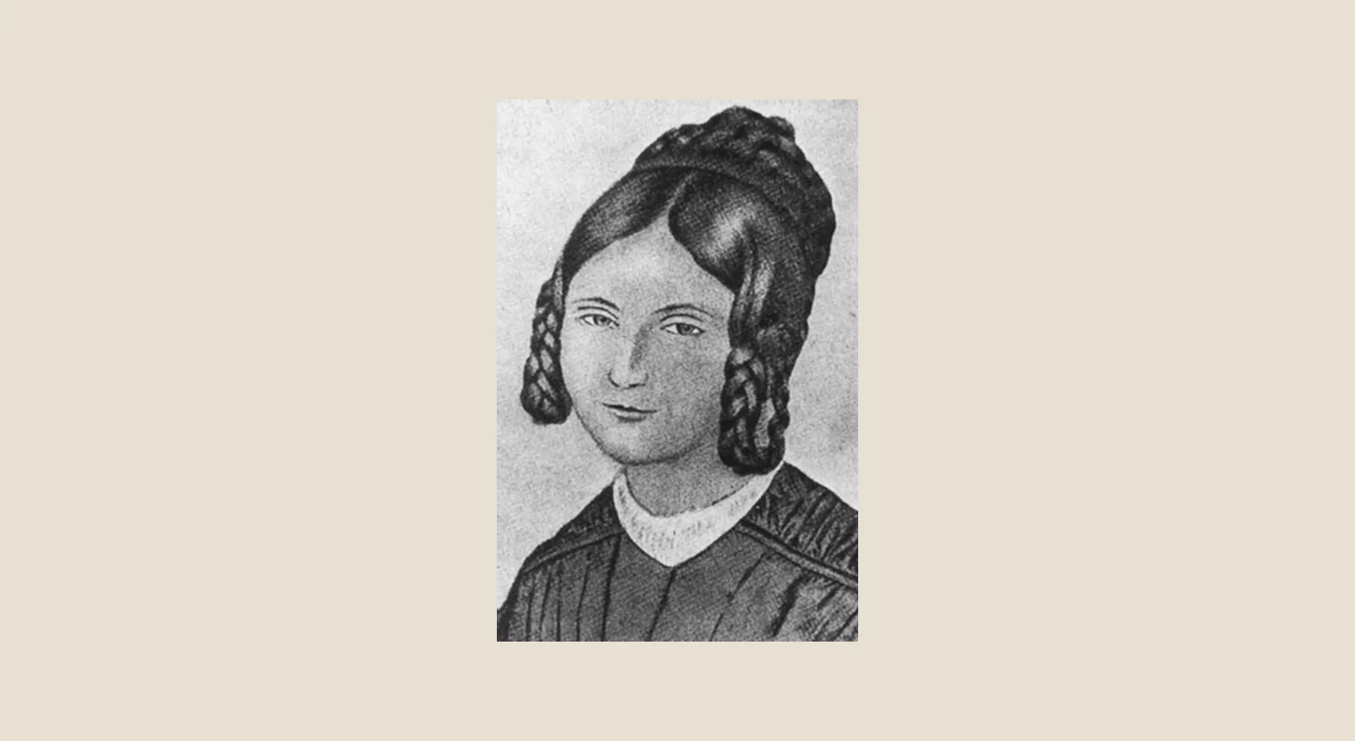 Portrait of German-American writer and activist Mathilde Franziska Anneke