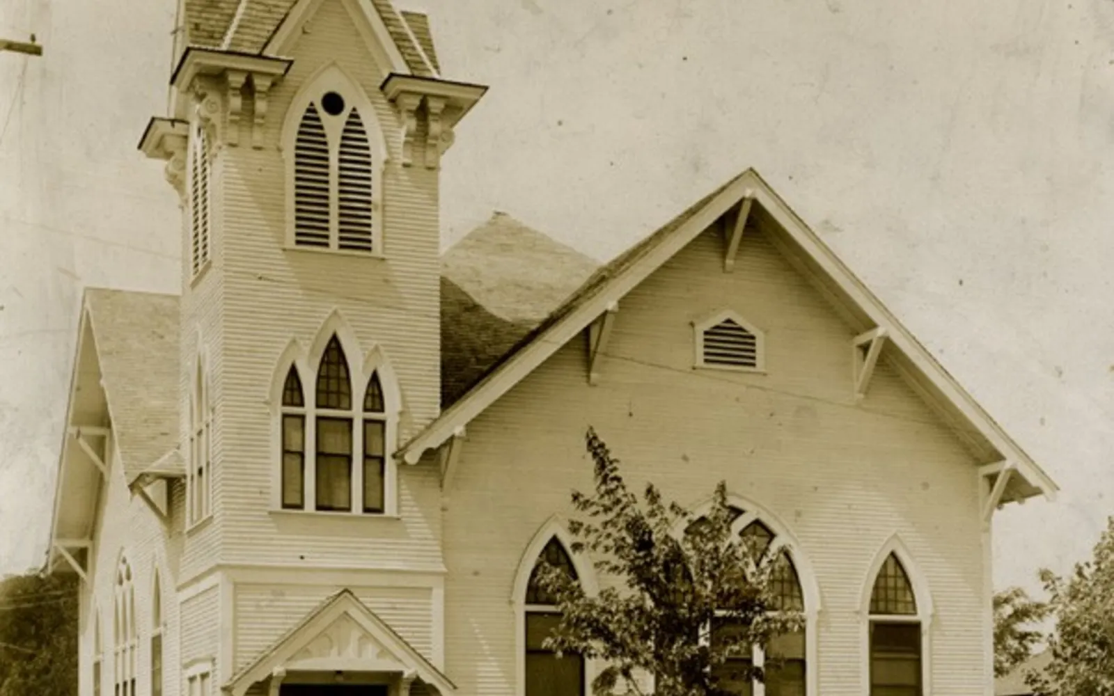 German Congregational Church in Germantown, Washington, in 1882