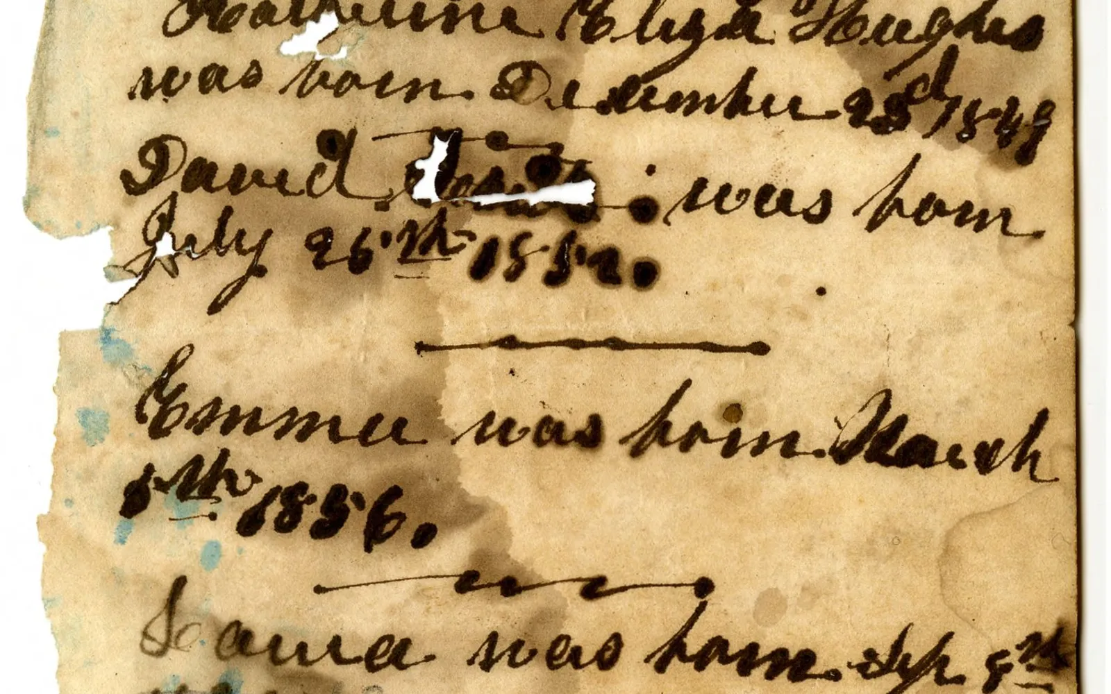 Historical German-language family Bible page